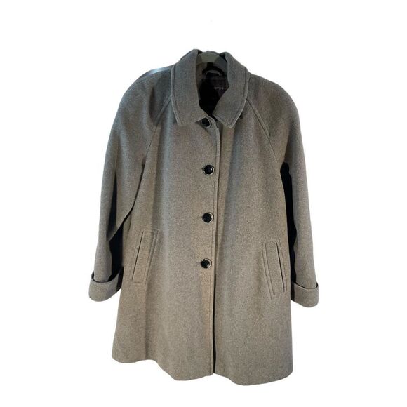 Covington Women's Wool Blend Gray Size L 14-16 Winter Coat - Picture 1 of 16